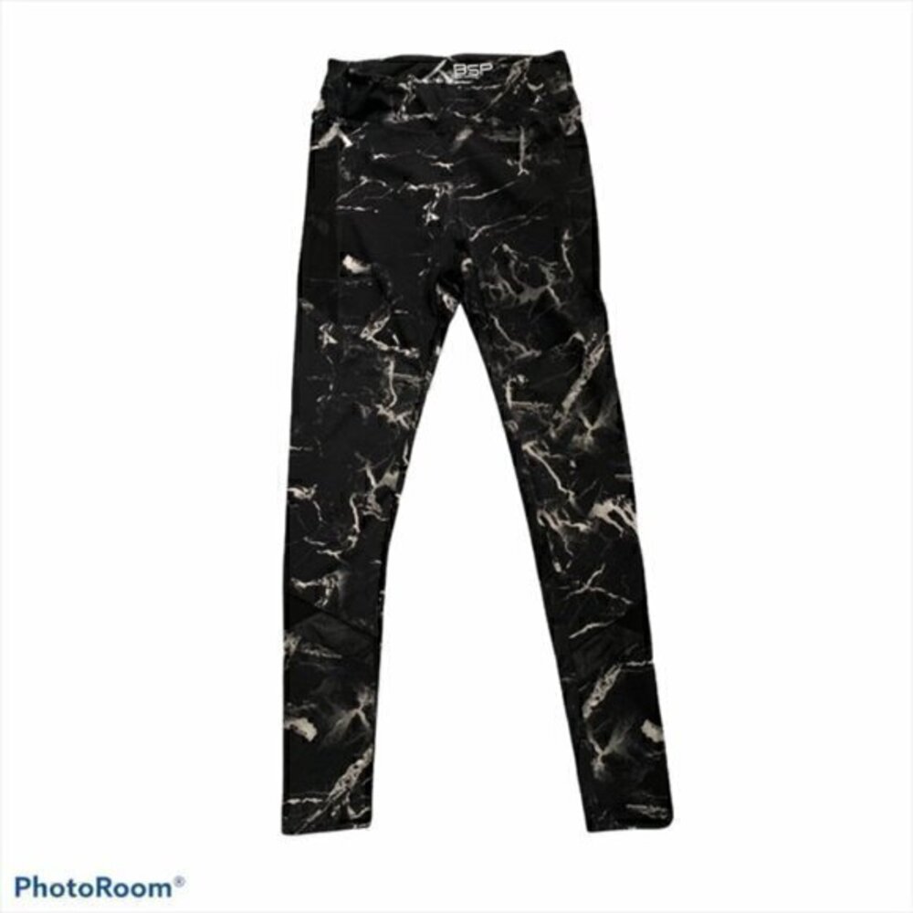 Better Sport Performance Marble Design Leggings Size Small